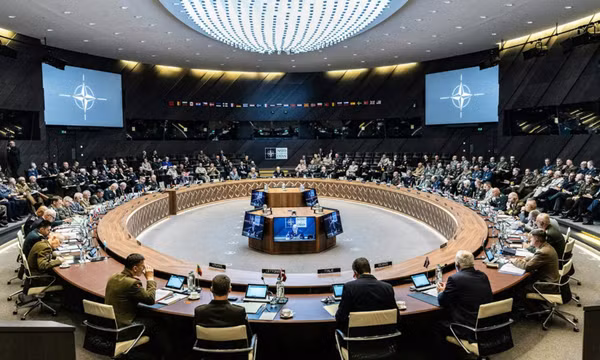 Ủy ban Quân sự NATO họp tại Brussels. Ảnh: NATO/RT