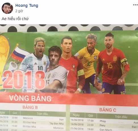 Phát sốt với lịch 'tiên tri' các ngôi sao kéo nhau về nước ở World Cup 2018 ảnh 3
