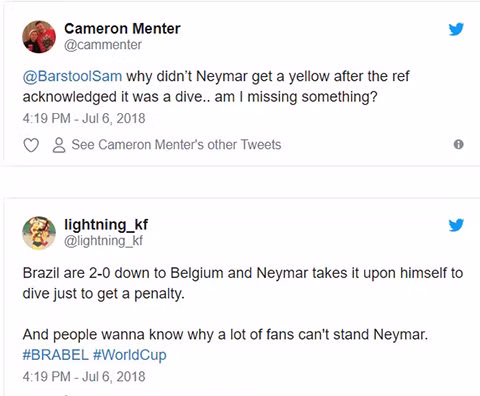 World Cup 2018: 'Nếu tặng một ly bia miễn phí cho mỗi lần Neymar ăn vạ, quán bar sẽ sớm phá sản' ảnh 5