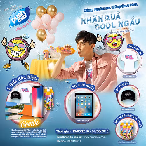 Nhận quà tặng từ nước trái cây Pushmax ảnh 1