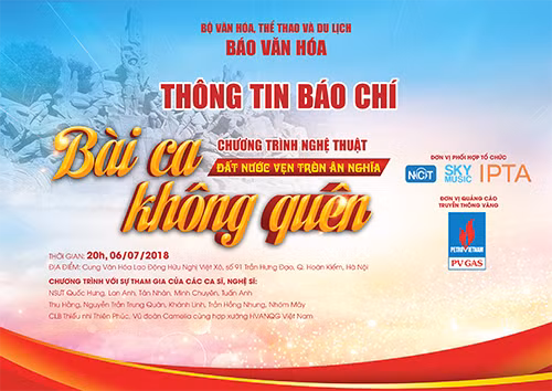 Bài ca không quên – đêm nhạc tri ân các anh hùng liệt sĩ ảnh 1
