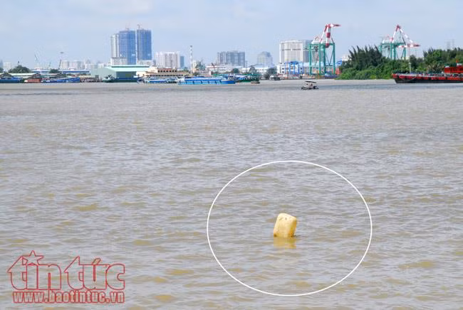 Lặn tìm 2 người mất tích bên trong chiếc sà lan bị chìm dưới sông Sài Gòn ảnh 3