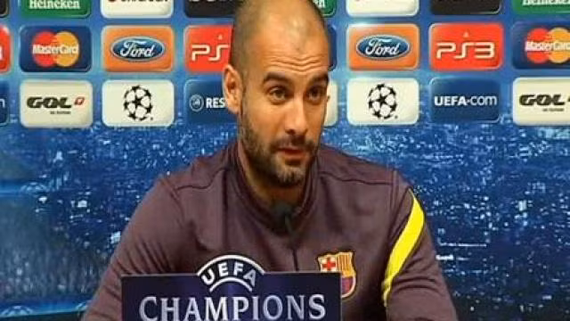 HLV Guardiola của Barca - Ảnh AS