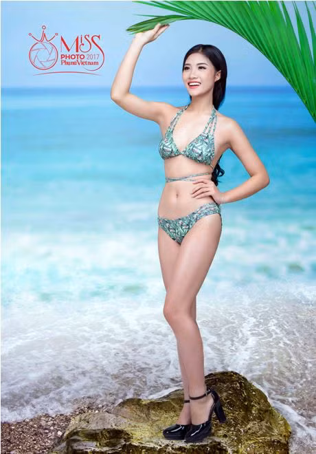 Thí sinh Miss Photo 2017 'nóng bỏng' trong bikini 2 mảnh 'Màu xanh lá' ảnh 1