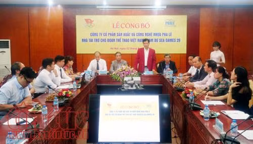 Lễ công bố tài trợ cho Đoàn thể thao Việt Nam tham dự SEA Games 29 ảnh 1