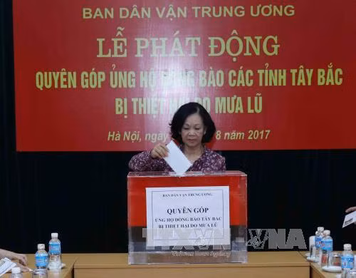 Các cơ quan, ban, ngành Trung ương quyên góp, hỗ trợ đồng bào vùng lũ phía Bắc ảnh 2