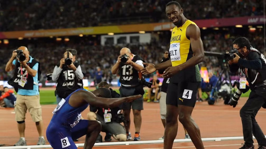 Usain Bolt thua Justin Gatlin trong lần thi đấu 100m cuối cùng ảnh 2