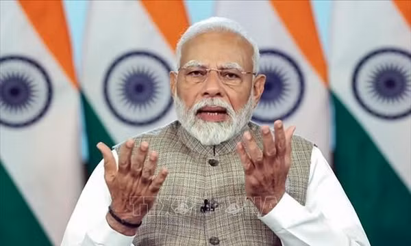 Thủ tướng Ấn Độ Narendra Modi . Ảnh: ANI/TTXVN