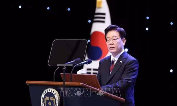 Tổng thống Hàn Quốc Lee Jae Myung. Ảnh: THX/TTXVN