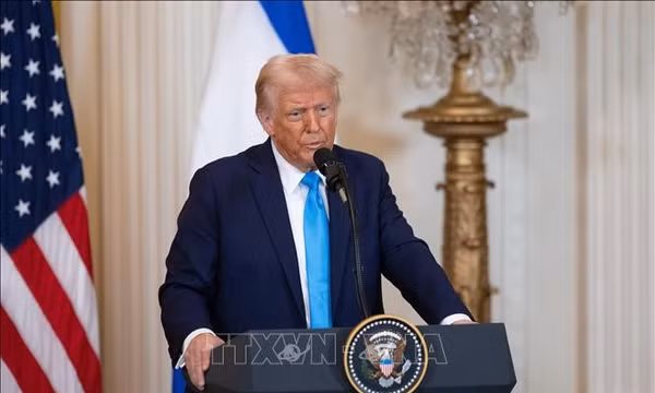 Tổng thống Mỹ Donald Trump. Ảnh: THX/TTXVN