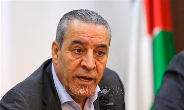 Phó Tổng thống Palestine Hussein Al Sheikh. Ảnh: WAFA/TTXVN