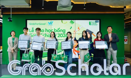 GrabScholar 2026 tiếp sức học tập cho hơn 300 học sinh, sinh viên