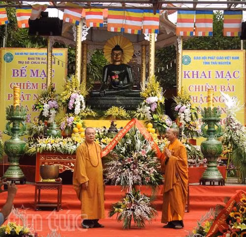 Cung nghinh tượng Phật ngọc hòa bình thế giới ảnh 6