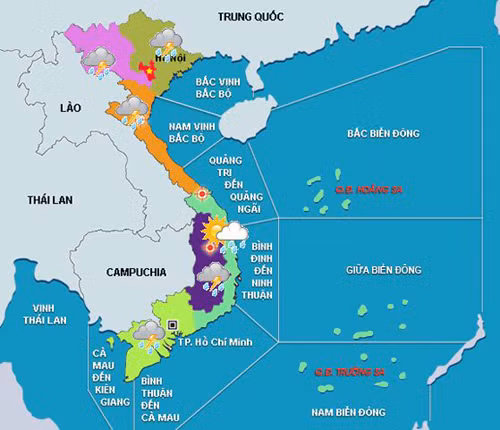 Bắc Bộ, Bắc Trung Bộ mưa dông diện rộng ảnh 1