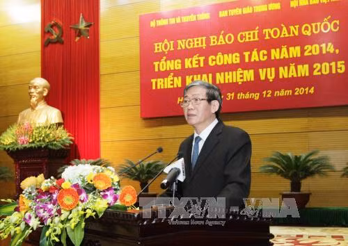 Hội nghị báo chí toàn quốc triển khai nhiệm vụ năm 2015 ảnh 3