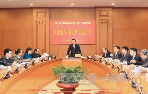 Phiên họp thứ 17 của Ban Chỉ đạo Cải cách tư pháp Trung ương ảnh 1