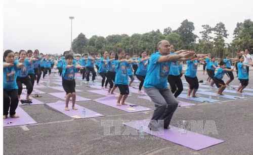Gần 1.000 người đồng diễn Yoga ảnh 1