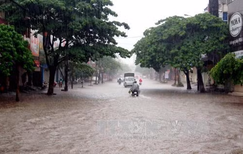 Thái Nguyên: Thí sinh đội mưa lớn đến các điểm thi đúng giờ quy định ảnh 3
