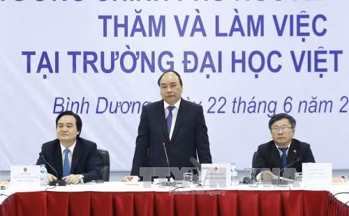 Thủ tướng Chính phủ Nguyễn Xuân Phúc thăm Đại học Việt Đức, tỉnh Bình Dương ảnh 1