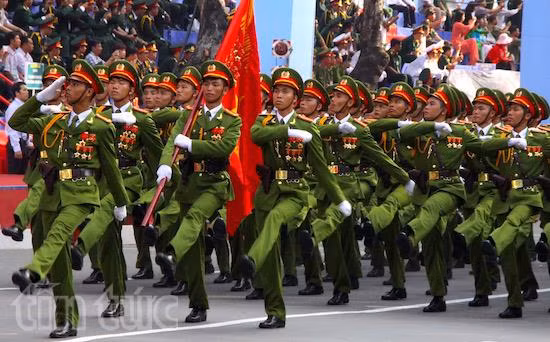 Chùm ảnh diễu binh, diễu hành kỷ niệm 40 năm thống nhất đất nước ảnh 22