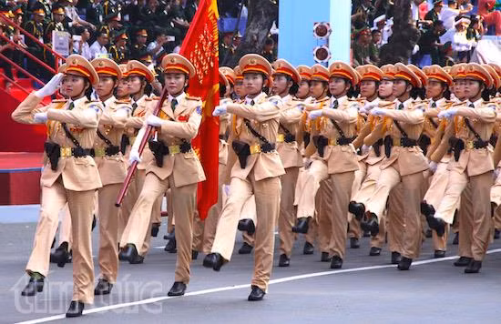Chùm ảnh diễu binh, diễu hành kỷ niệm 40 năm thống nhất đất nước ảnh 23