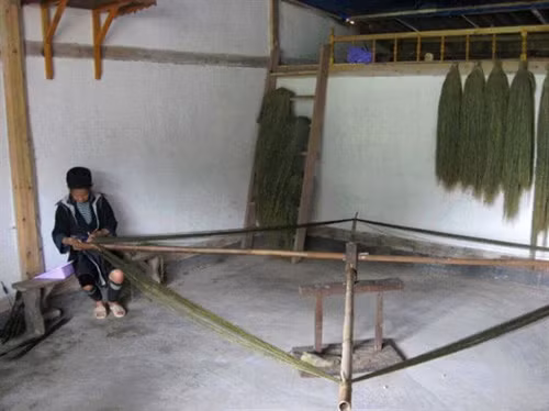 Nghề trồng đay, dệt vải của đồng bào Mông ảnh 5