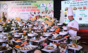Công bố sa bàn 106 món ngon, nguyên liệu đặc sắc Đồng Nai