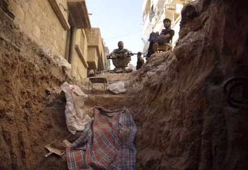 Cuộc chiến đường hầm ở Syria ảnh 3