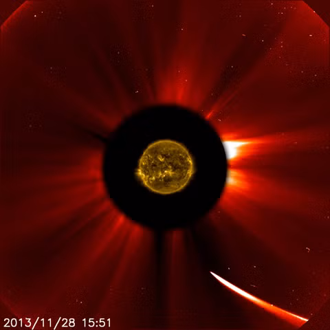 NASA xác nhận 'cái chết' của sao chổi ISON ảnh 1