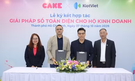 Cake hợp tác KiotViet cung cấp giải pháp số cho hộ kinh doanh