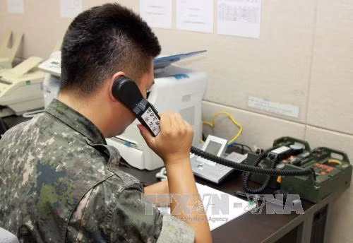 Hai miền Triều Tiên nhất trí khôi phục hoàn toàn đường dây liên lạc quân sự ảnh 1