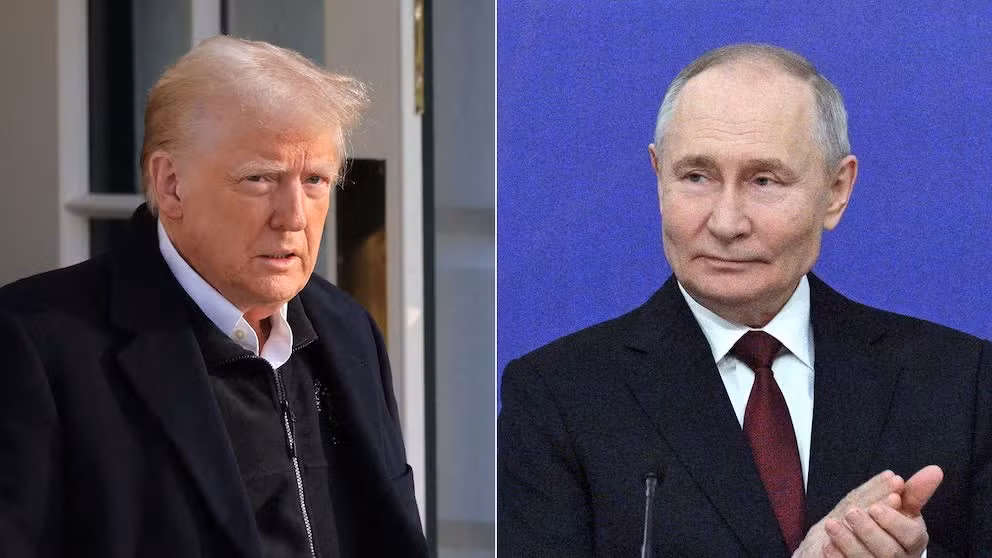 Tổng thống Trump đã gây bất ngờ cho các đồng minh châu Âu khi công bố thỏa thuận mua dầu diesel từ Nga. Ảnh: ABC News