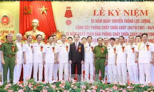 Chủ tịch nước giao nhiệm vụ cho lực lượng Cảnh sát PCCC