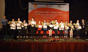 Trao giải Olympic tiếng Anh THCS TP Hà Nội lần thứ 6