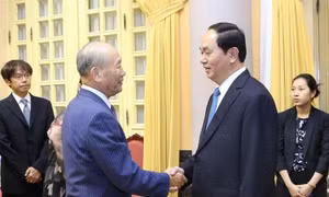 Chủ tịch nước tiếp Phó Chủ tịch FEC Yoshihiko Nakagaki