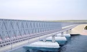 Chính thức thông qua dự án siêu cầu nối Nga và Crimea