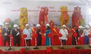 Động thổ công trình công viên hồ điều hòa Phùng Khoang 