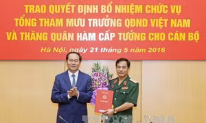 Trung tướng Phan Văn Giang giữ chức Tổng Tham mưu trưởng 