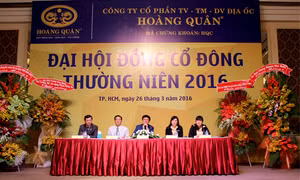 Địa ốc Hoàng Quân đặt mục tiêu lợi nhuận 500 tỷ năm 2016