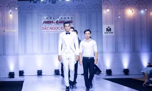Á vương Ngọc Tình bảnh bao làm chú rể 