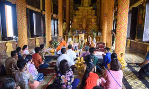 Lễ đặt cơm vắt của người Khmer
