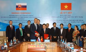 TP HCM tăng cường hợp tác với thành phố Kosice, Slovakia