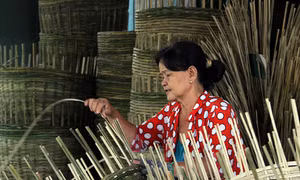 Bảo tồn nghề đan lát truyền thống ở Ngã Bảy