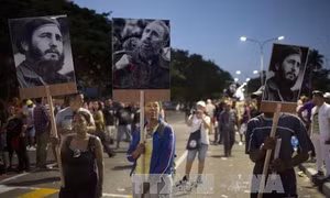 Cuba tiến hành lễ rước tro cốt lãnh tụ cách mạng Fidel Castro