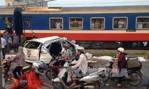 Tai nạn tàu hoả thảm khốc ở Thường Tín là do lái xe bất cẩn