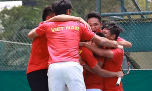 Việt Nam đánh bại Indonesia 3 - 2 ở Davis Cup