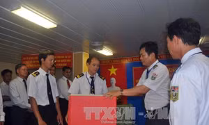 Tổ chức bầu cử sớm trên các tàu, giàn khoan