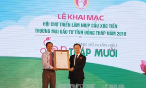  Sen Tháp Mười đã được công nhận nhãn hiệu