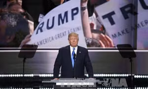 Đảng Cộng hòa chính thức đề cử ông Trump đua vào Nhà Trắng