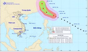 Bão Nepartak không ảnh hưởng đến Việt Nam